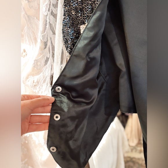 Vintage Sequin Music Note Vest - Picture 8 of 10